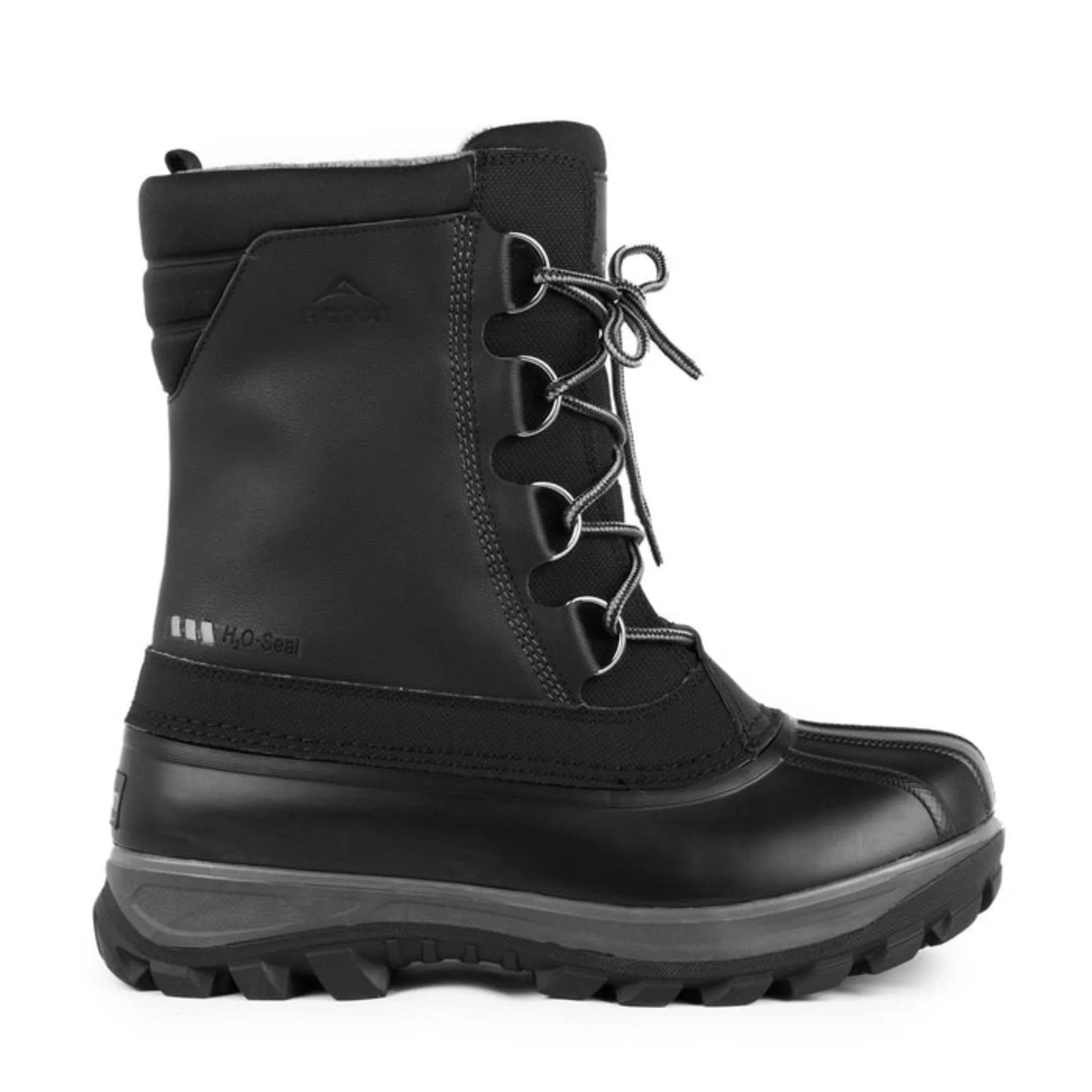 Acton Men's Winter Work Boots Yukon - Waterproof Synthetic Leather, Removable Insole, Reflective Inserts, Anti-Tear Nylon, Slip-Resistant | Sizes 7-14