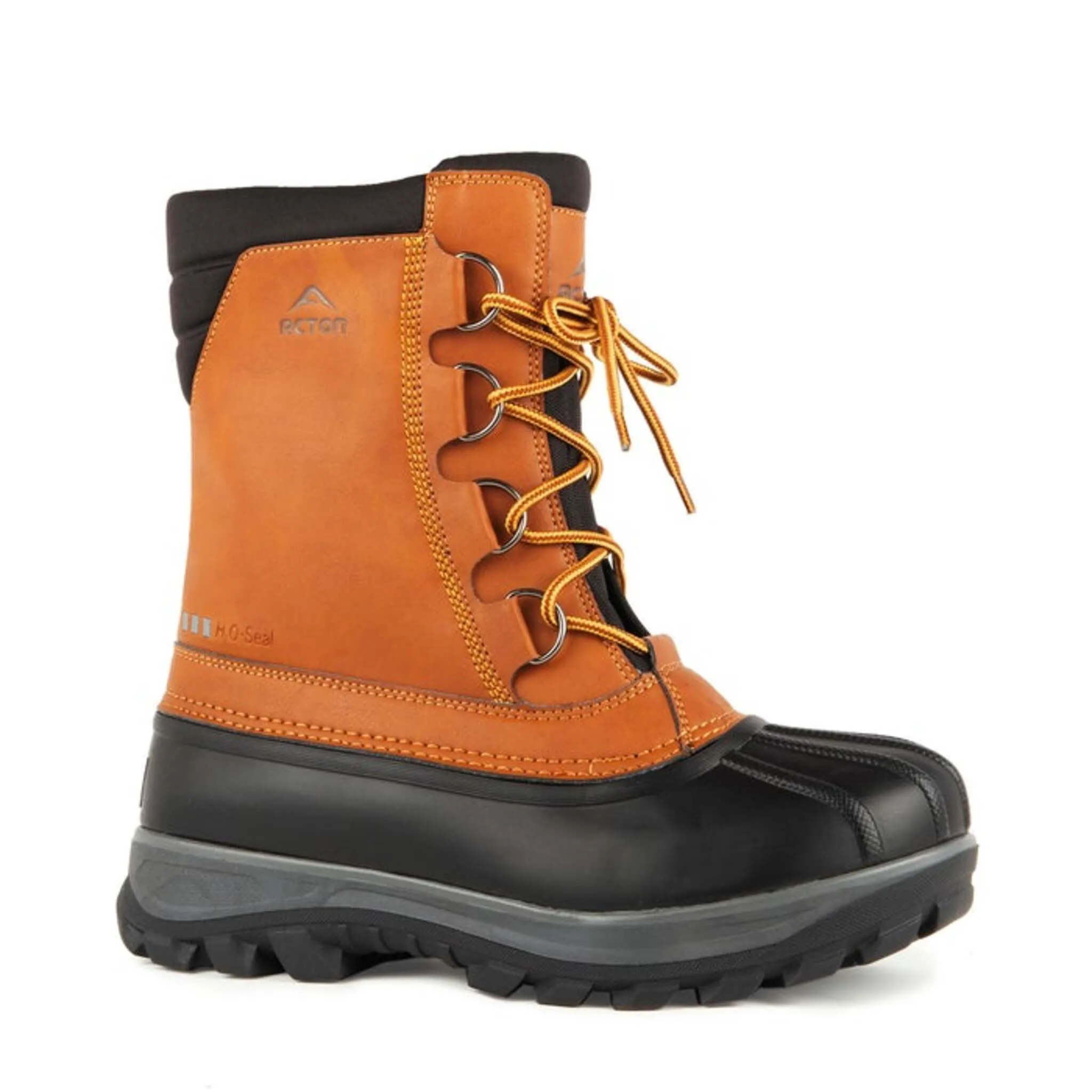 Acton Men's Winter Work Boots Yukon - Waterproof Synthetic Leather, Removable Insole, Reflective Inserts, Anti-Tear Nylon, Slip-Resistant | Sizes 7-14