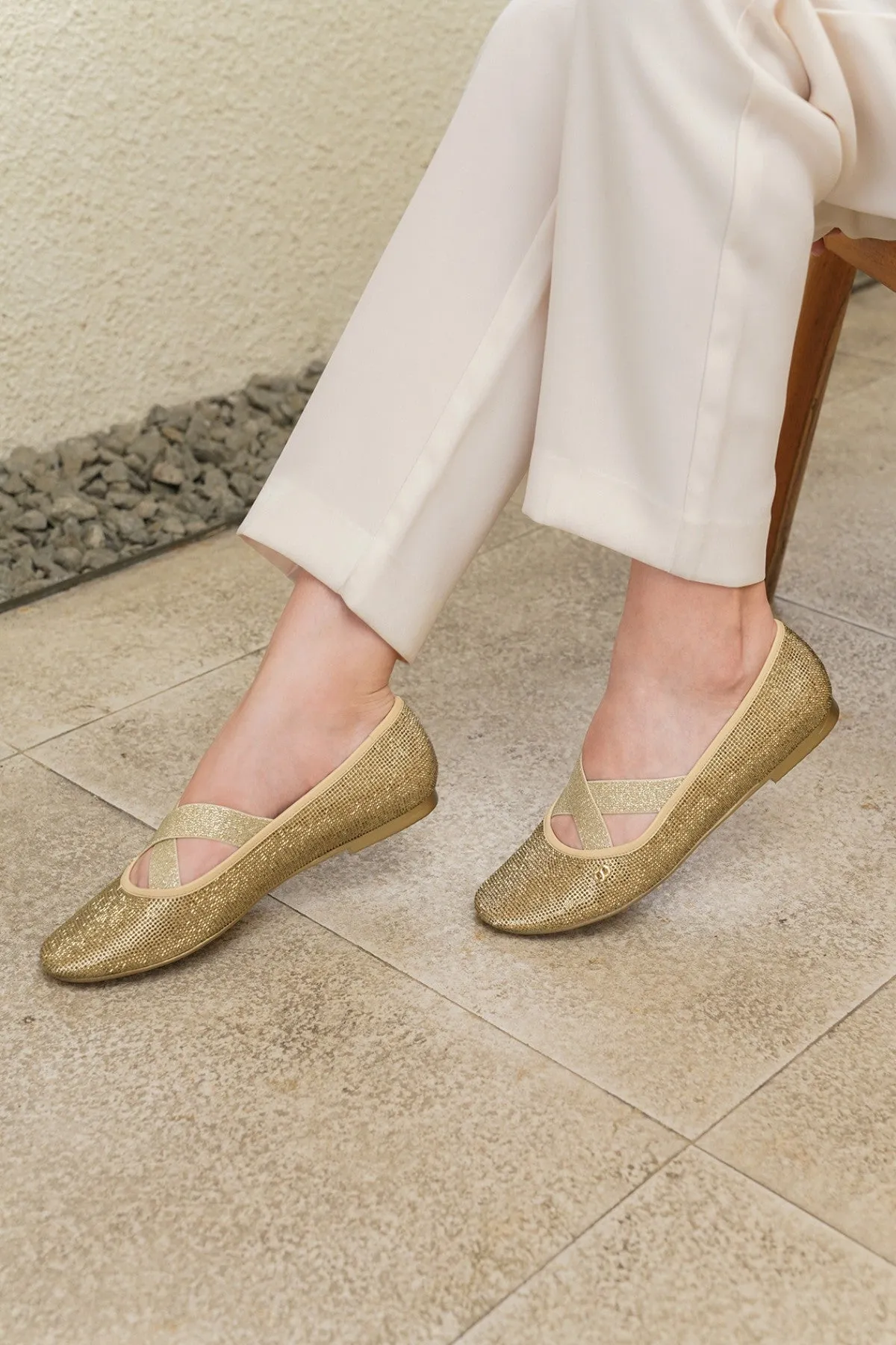 Arianna Shoes - Gold