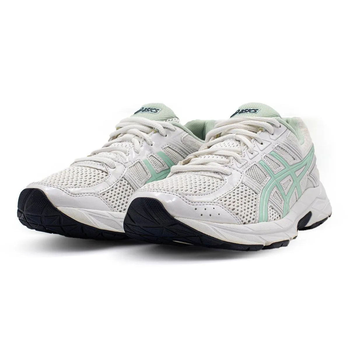 Asics Gelcontend 4 Sport Shoes Fabric White Colour For Women