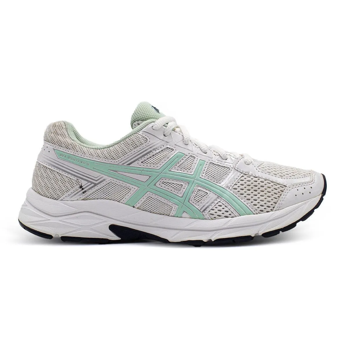 Asics Gelcontend 4 Sport Shoes Fabric White Colour For Women
