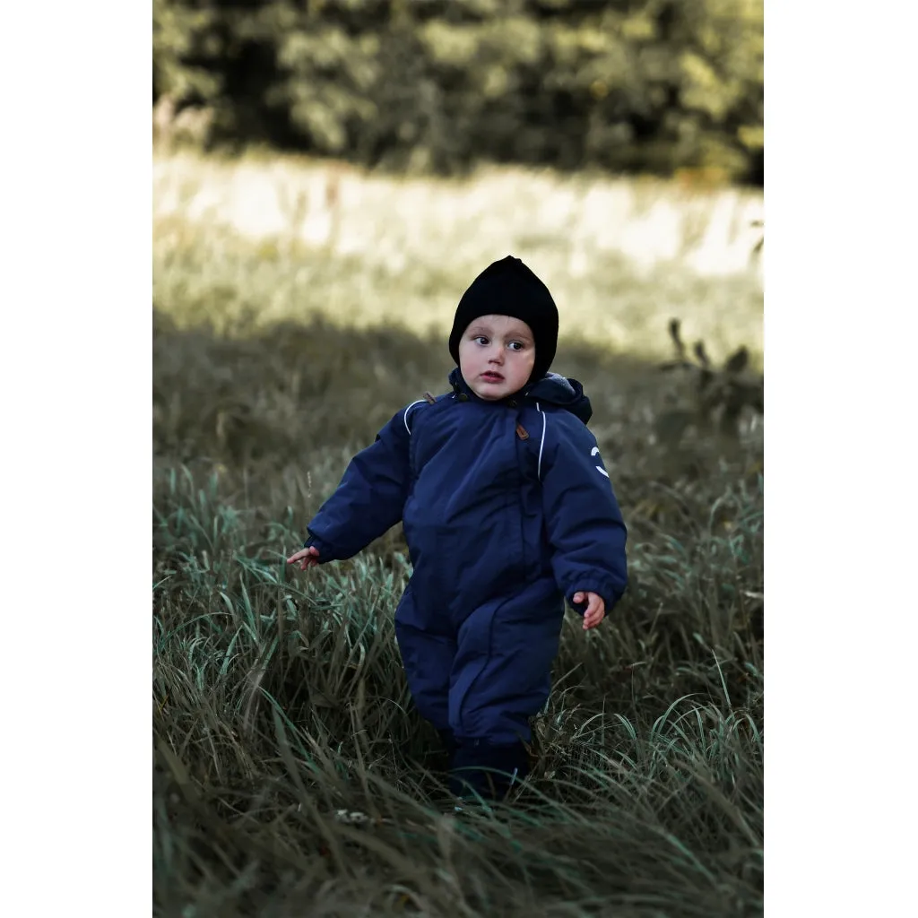 Baby Nylon Snowsuit - Blue Nights
