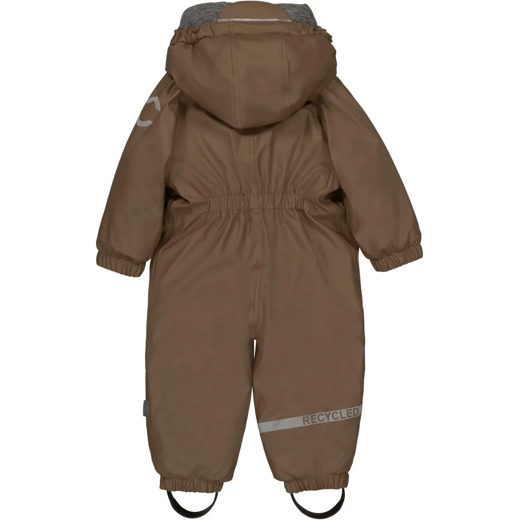 Baby PU Snowsuit - Chocolate Chip