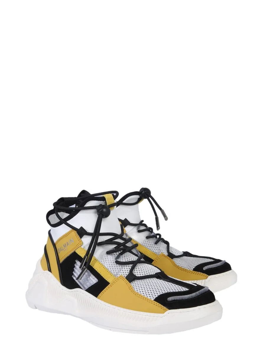 Balmain Mesh Logo Sneakers