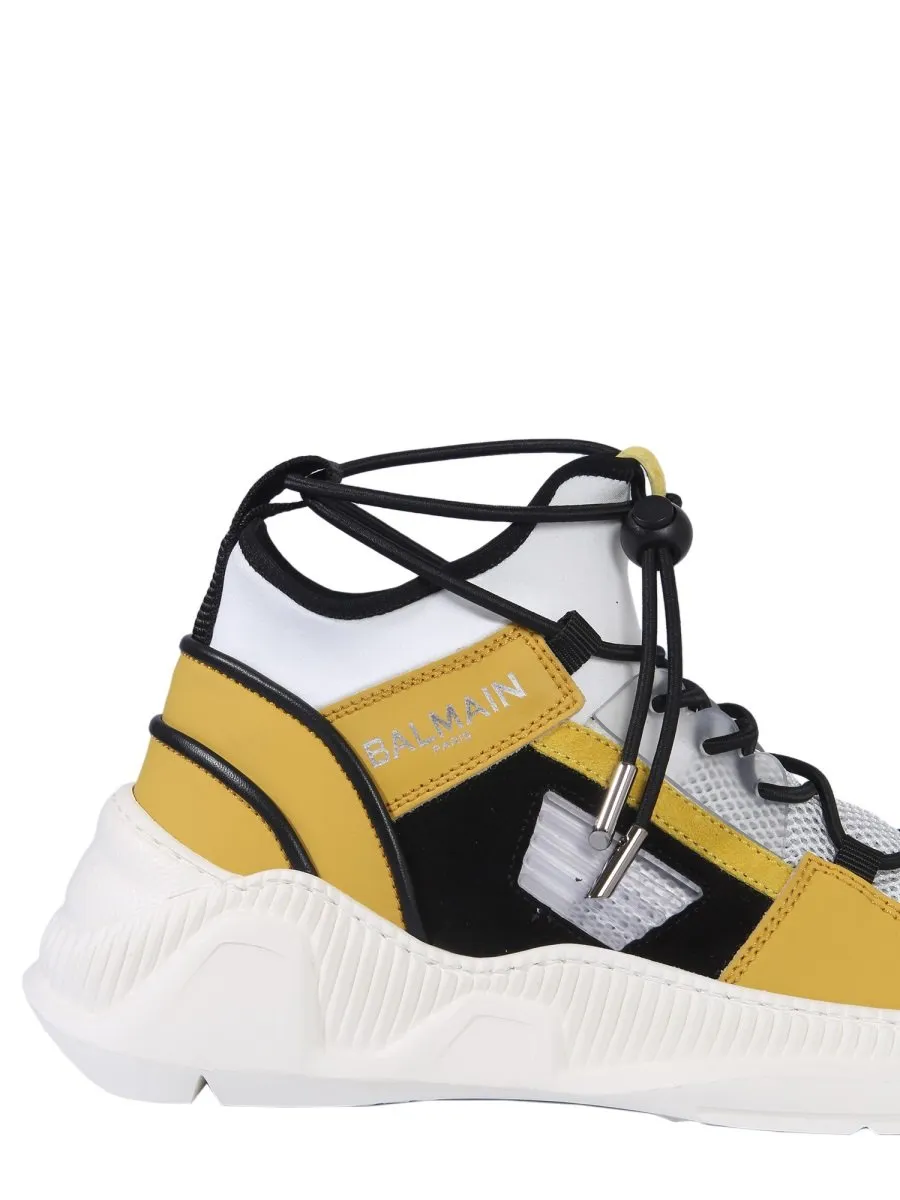 Balmain Mesh Logo Sneakers