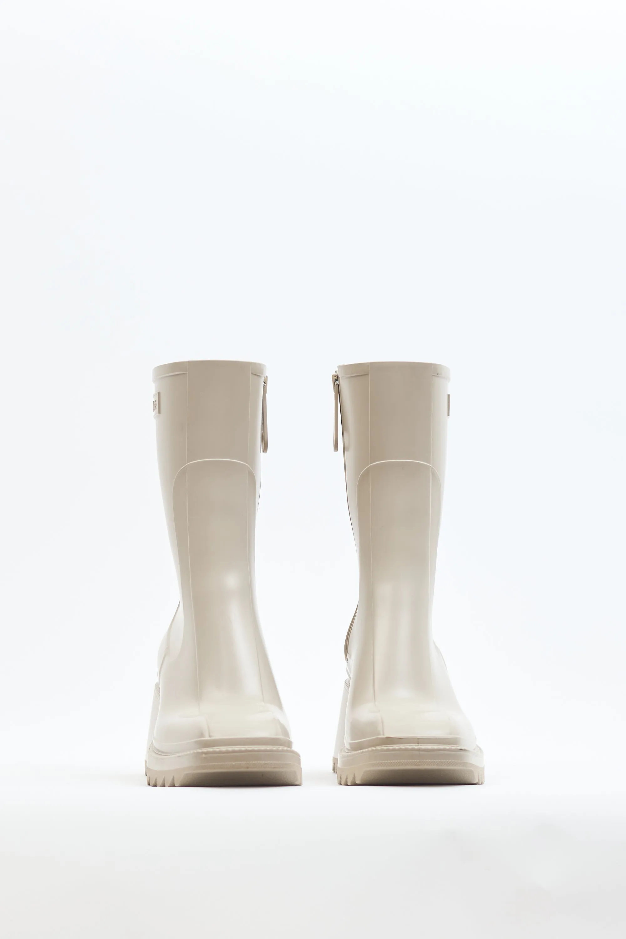 Beige Rubber Betty Rain Boot