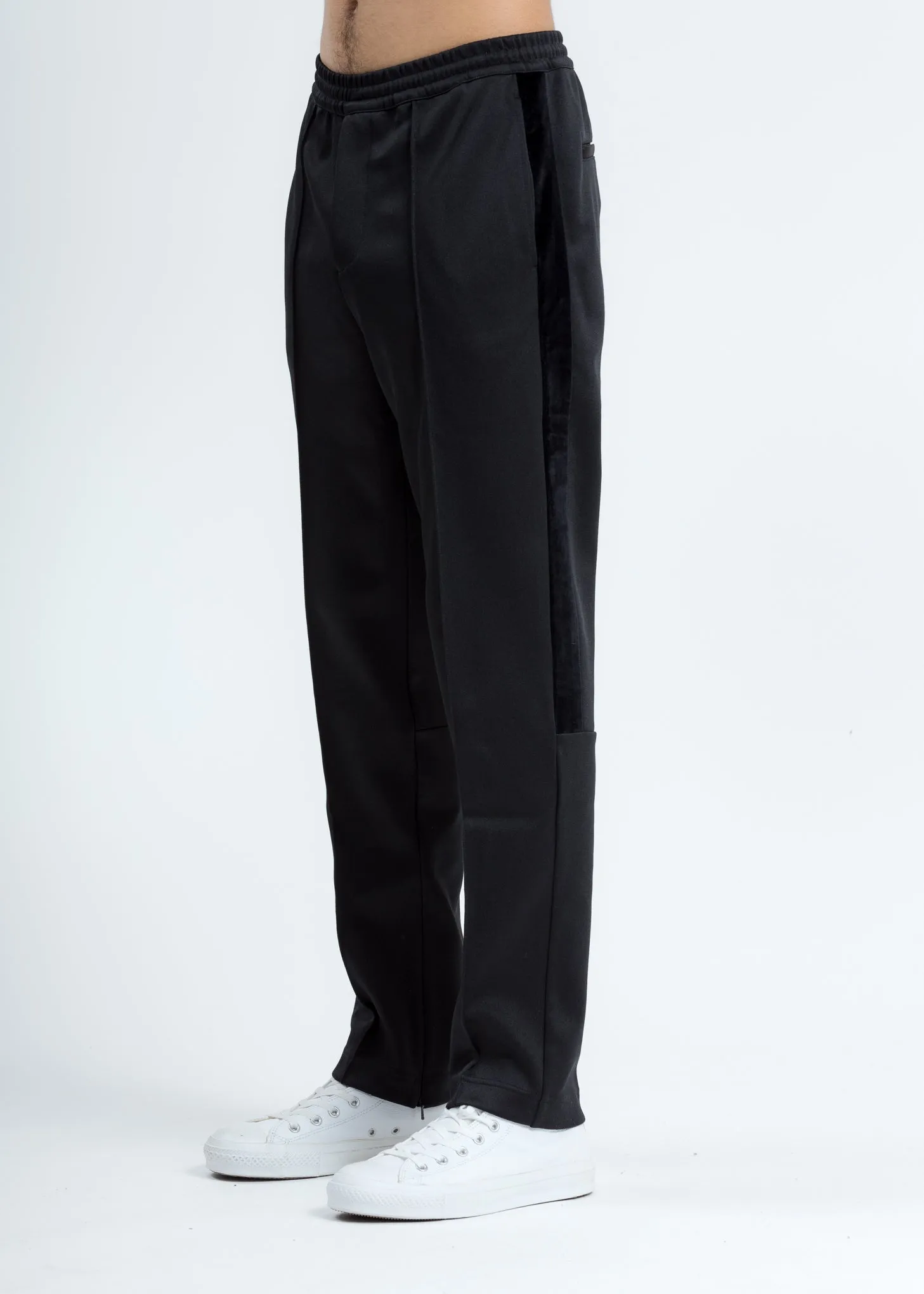 Black Slim Track Pant