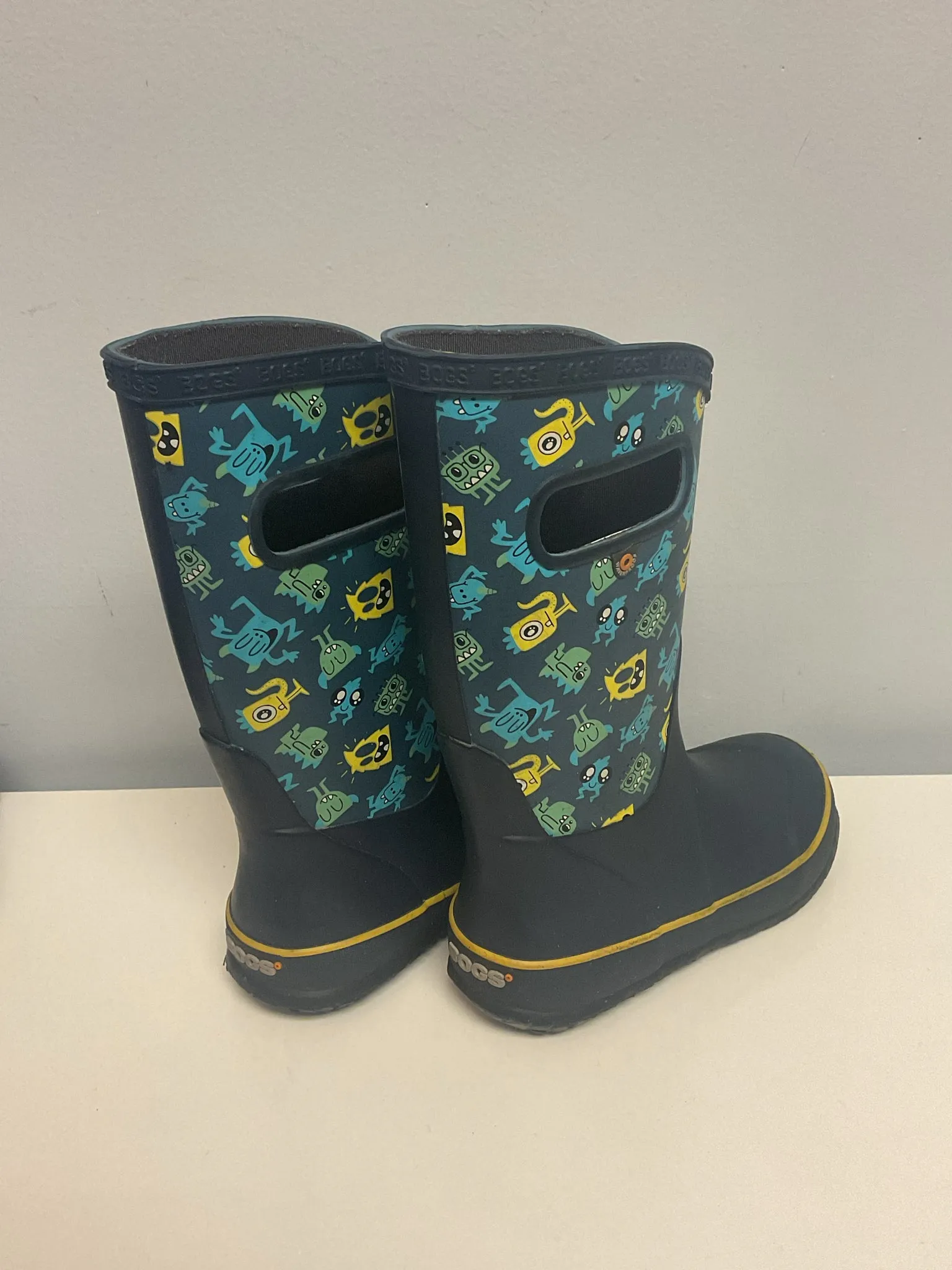 Bogs Child Shoe Size 13 Blue & Yellow Boots