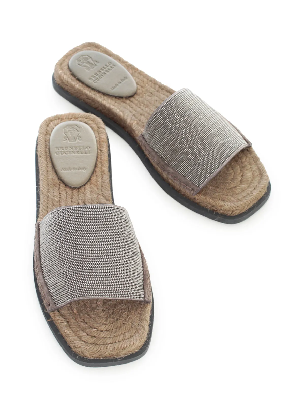 Brunello Cucinelli Monili Flat Slides