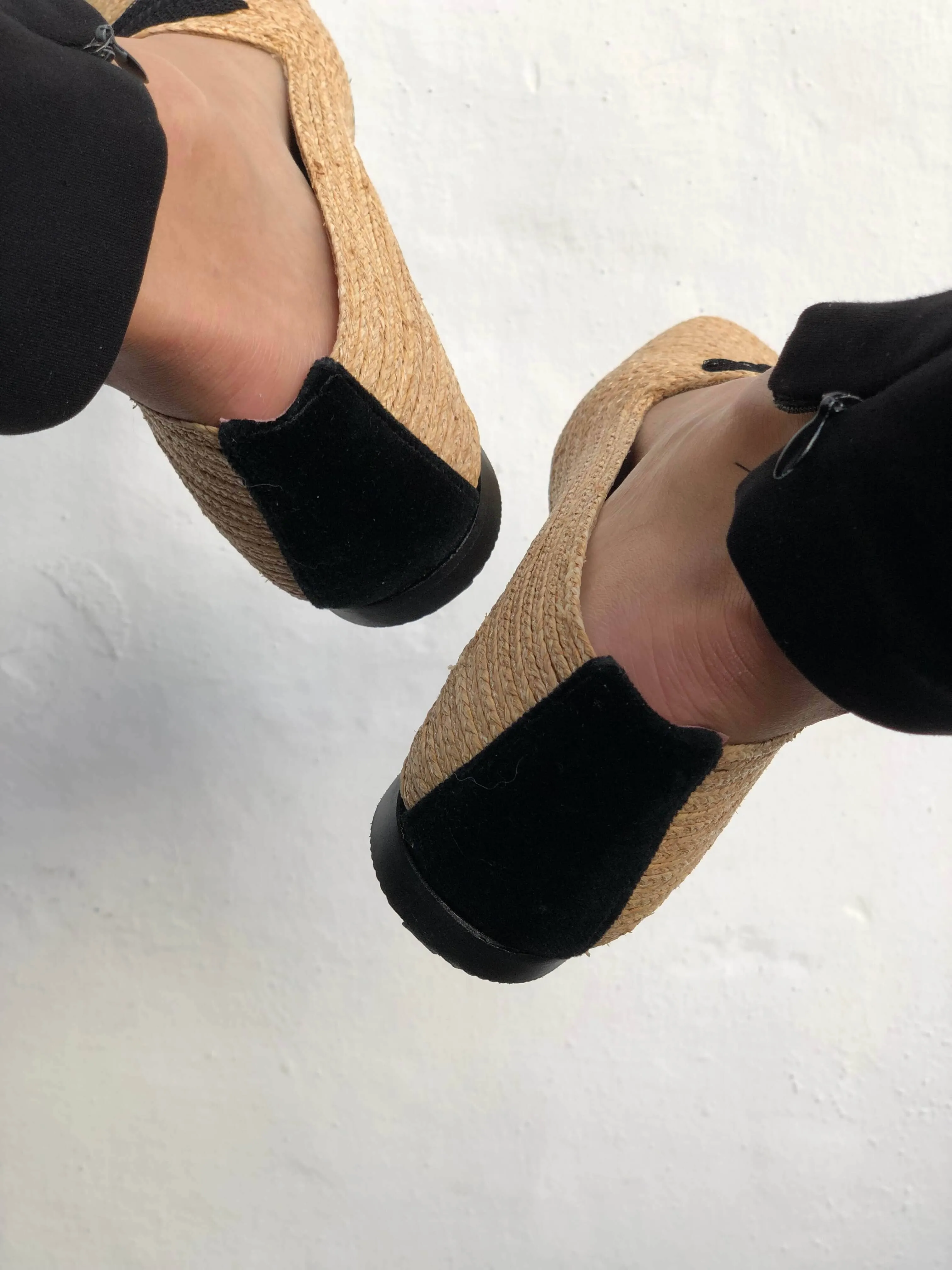 Casablanca Raffia Moccasin