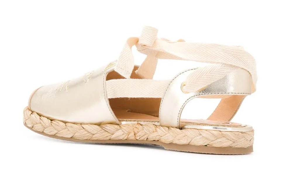 Charlotte Olympia Kitty embroidered espadrilles