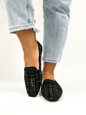 Corky's Black Tweed Goody 2 Shoes Flats FINAL SALE