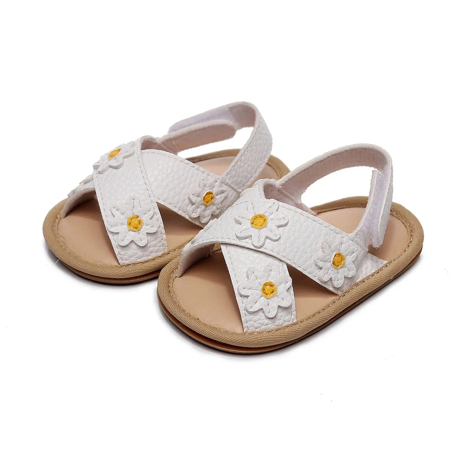 Criss Cross Daisy Sandals