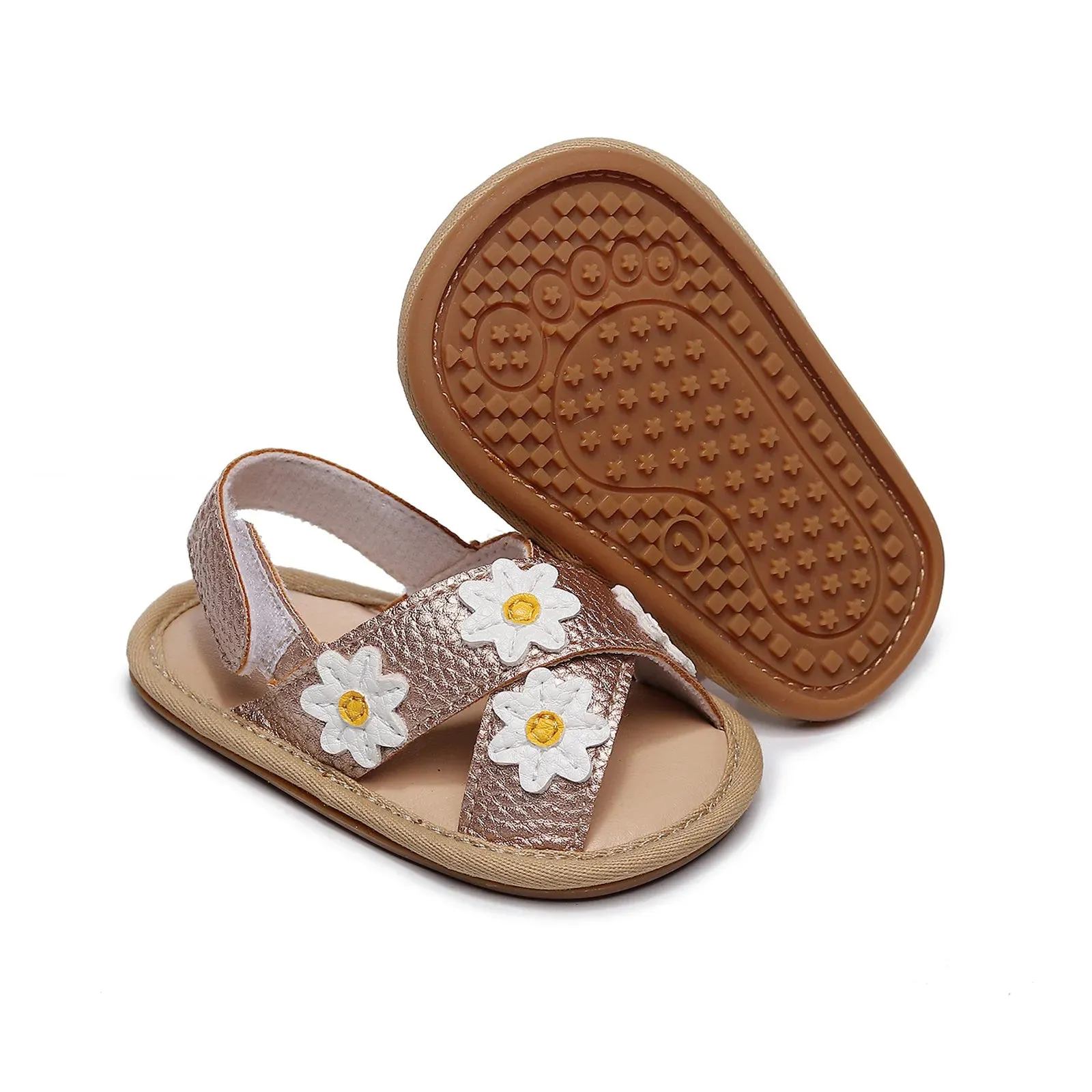 Criss Cross Daisy Sandals