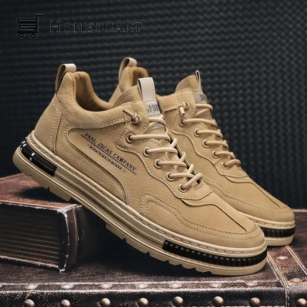 Crusty Leather Work Boots
