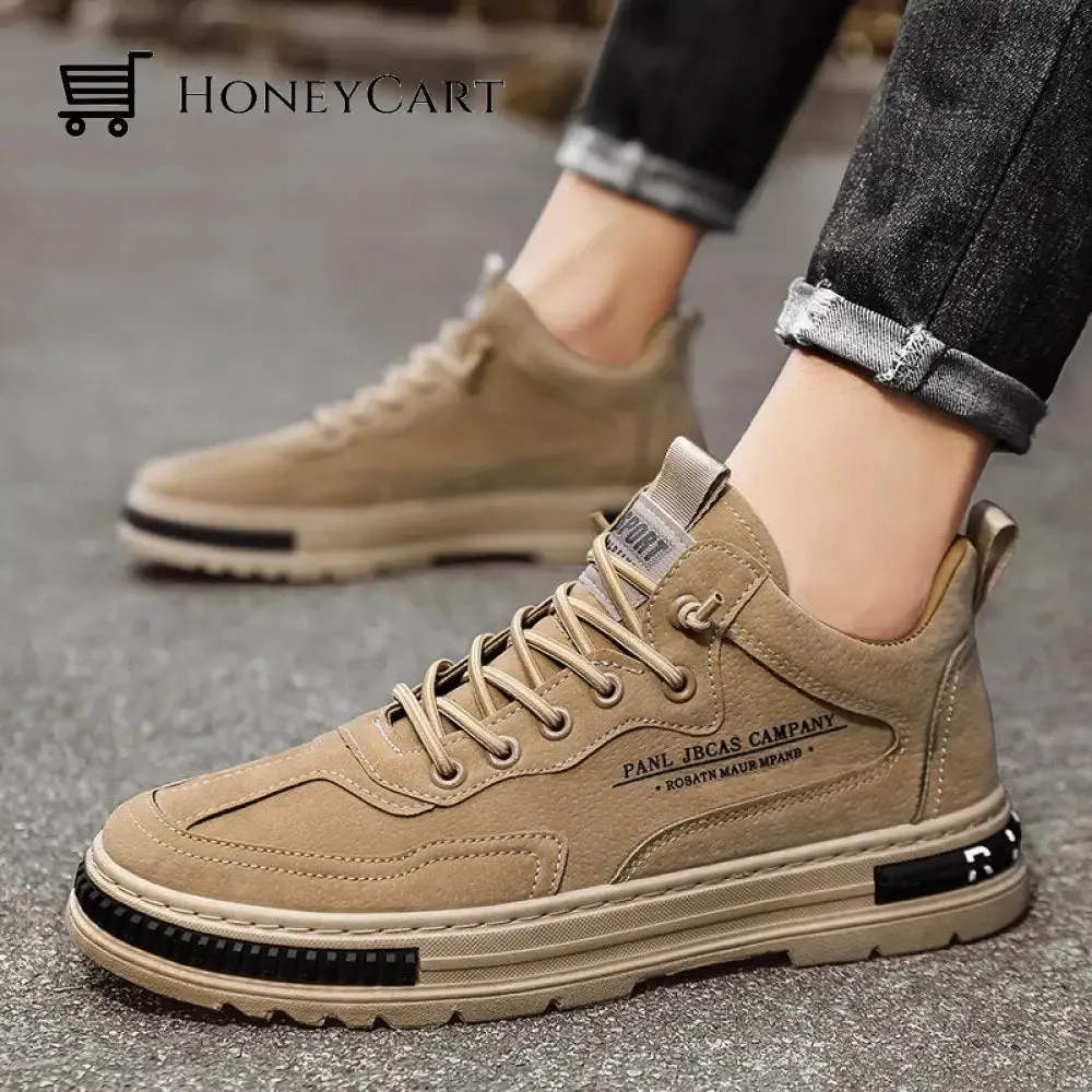 Crusty Leather Work Boots