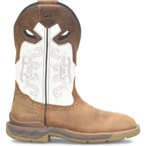 Double H Women's Phantom Rider Brave 10" Wide Square Toe Western Work Boot -Brown- DH5425