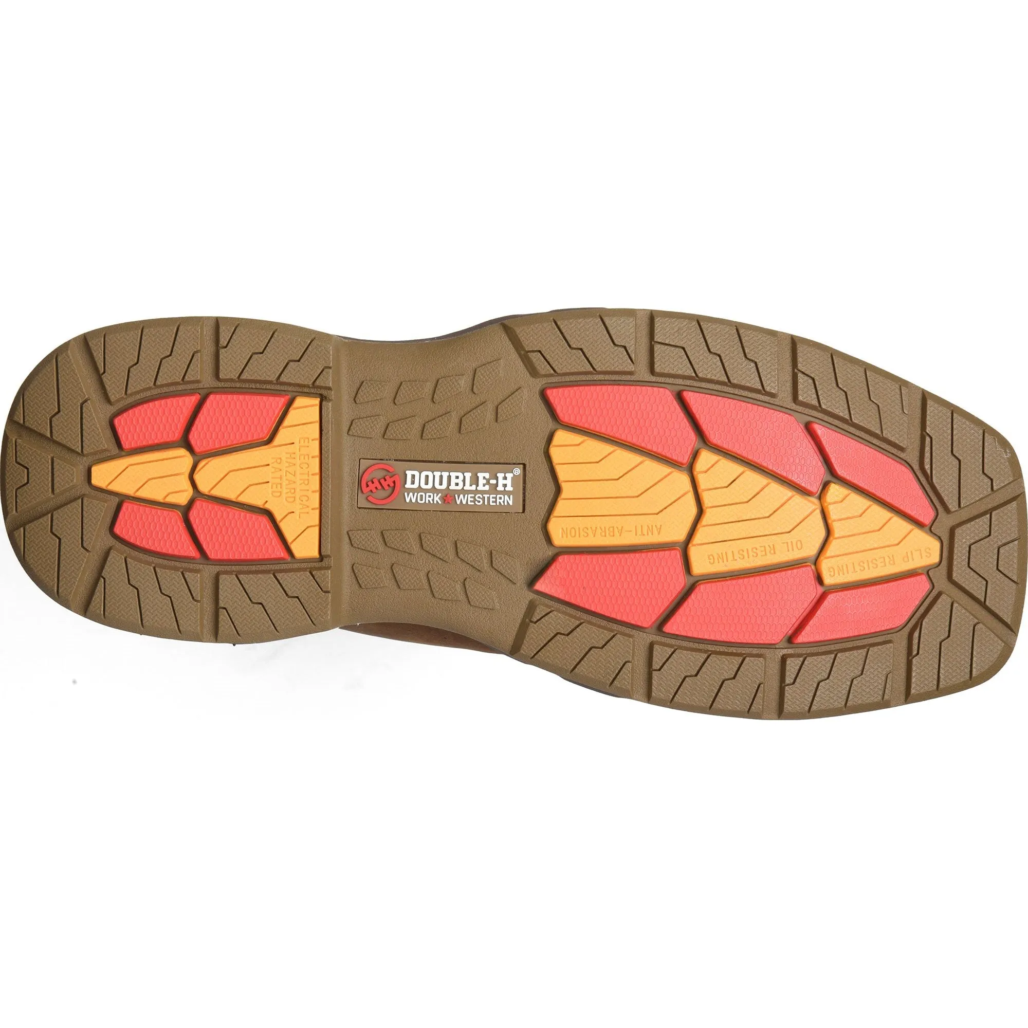 Double H Women's Phantom Rider Watcher 10" WP Comp Toe Roper Work Boot -Brown- DH5392