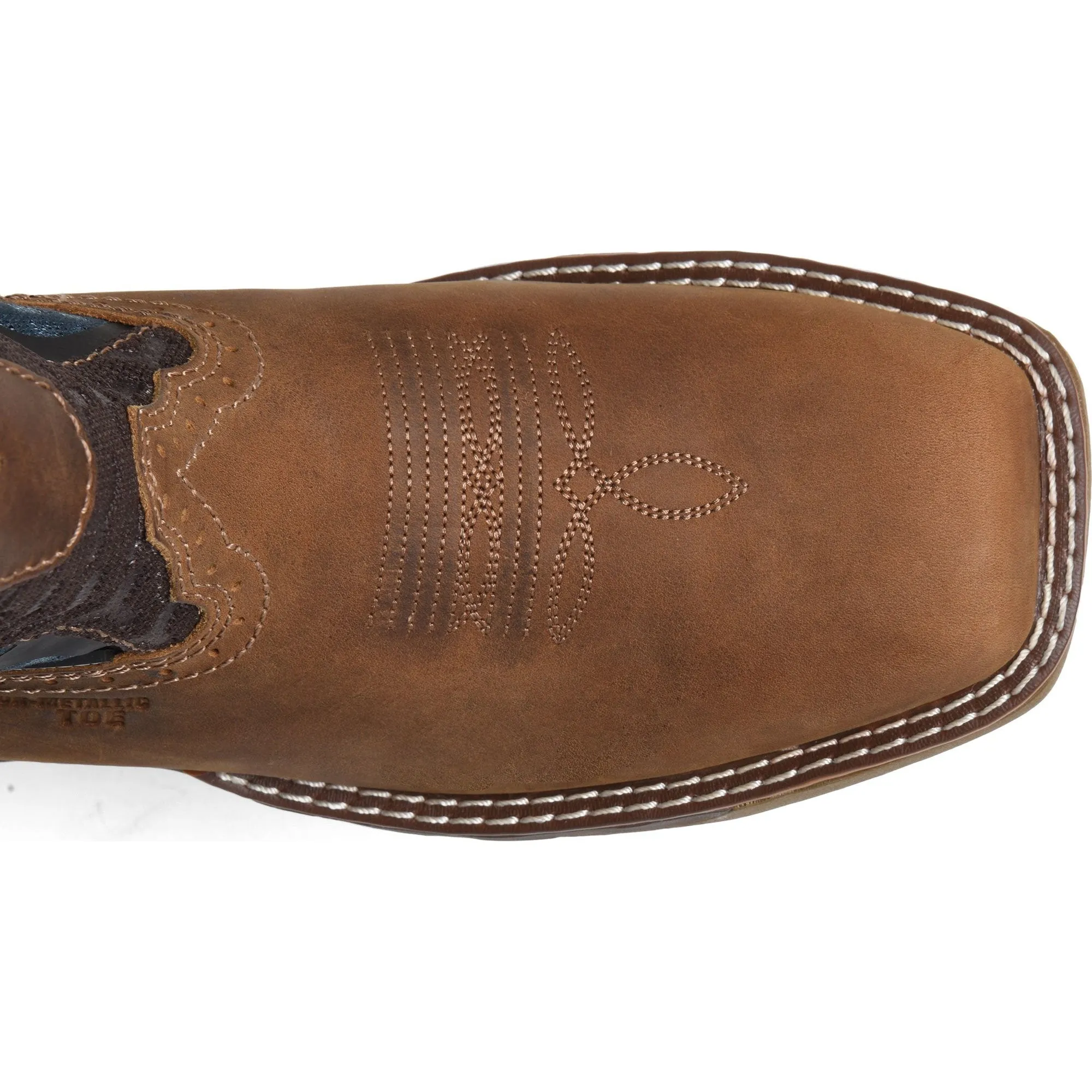 Double H Women's Phantom Rider Watcher 10" WP Comp Toe Roper Work Boot -Brown- DH5392