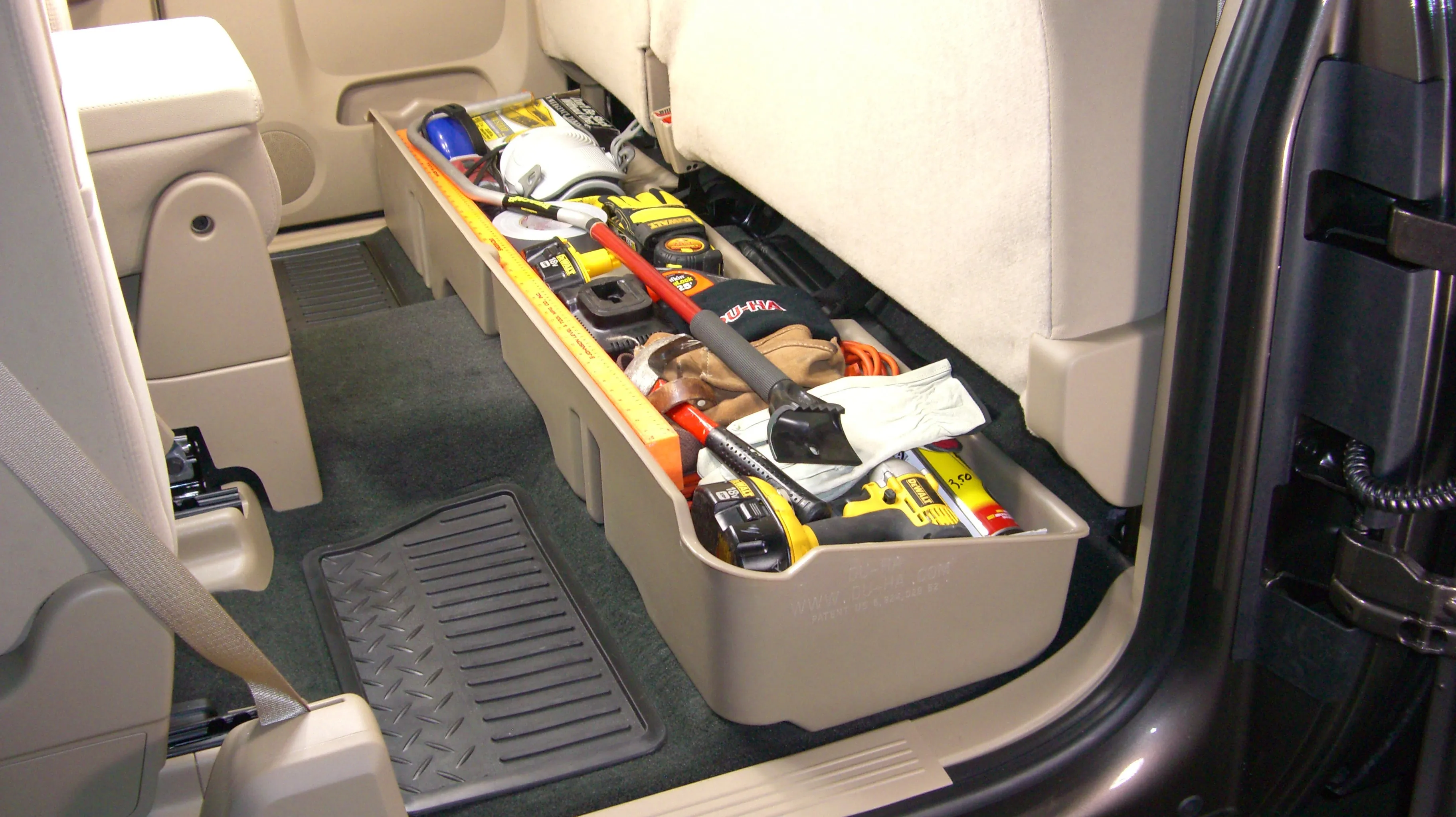 DU-HA 10045 DU-HA® Interior Storage/Gun Case; Incl. Gun Rack/Organizer; Dark Gray;