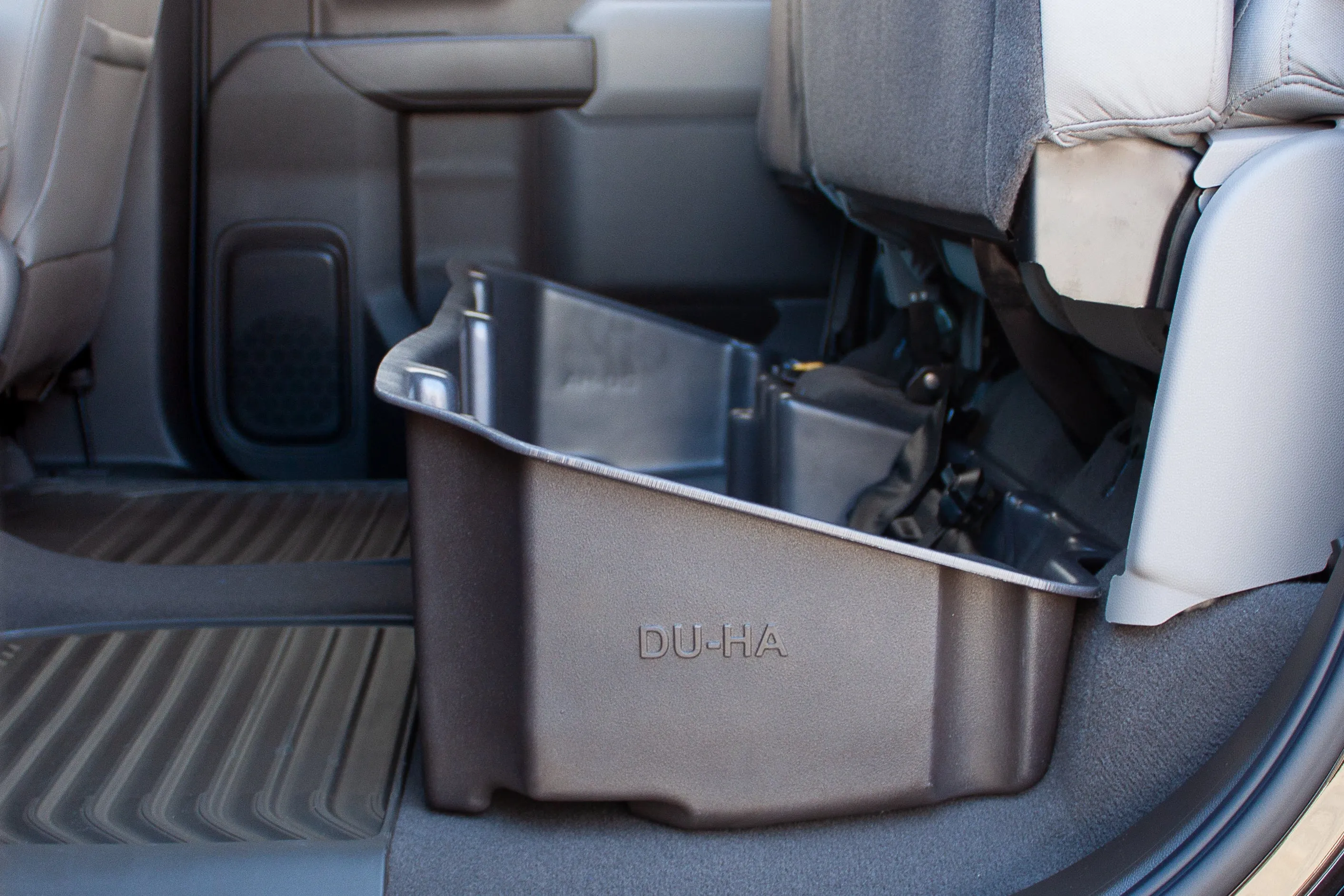 DU-HA 10401 DU-HA® Underseat Storage; Incl. Gun Rack/Organizer; Brown;