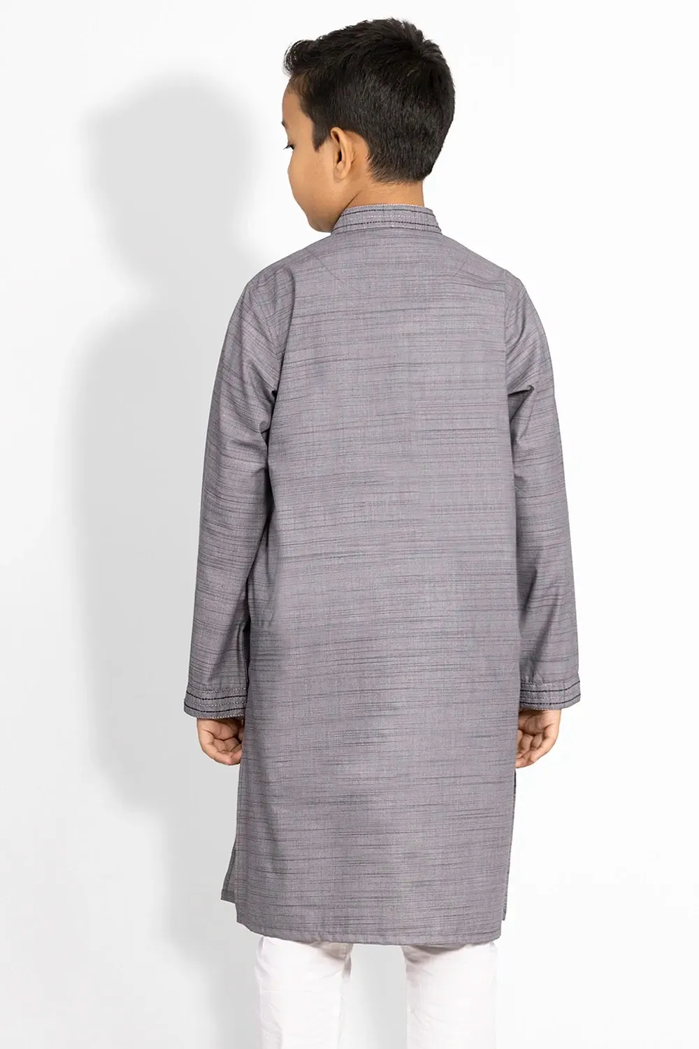 Embroidered Mirror Work Boy's Panjabi