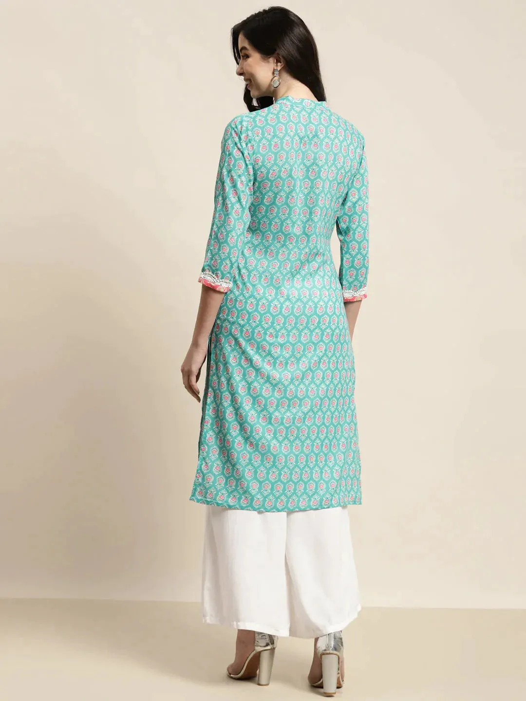 Ethnic Motifs Thread Work  Kurta