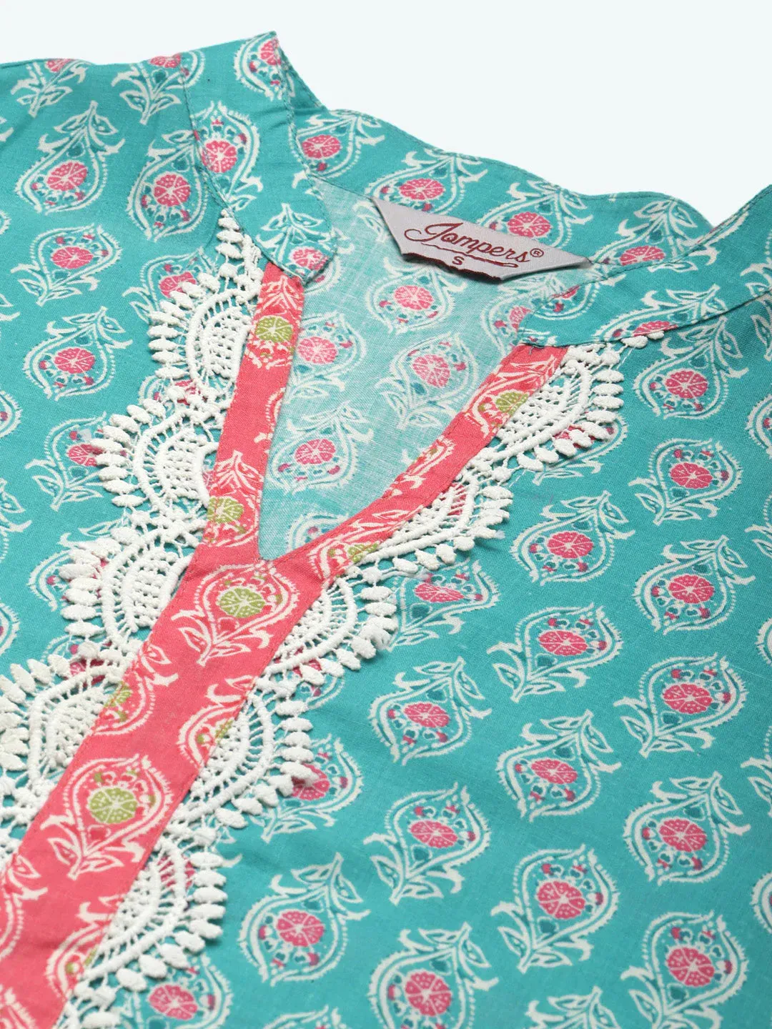 Ethnic Motifs Thread Work  Kurta