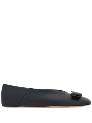 Ferragamo Stylish Black Ballet Flats for Women
