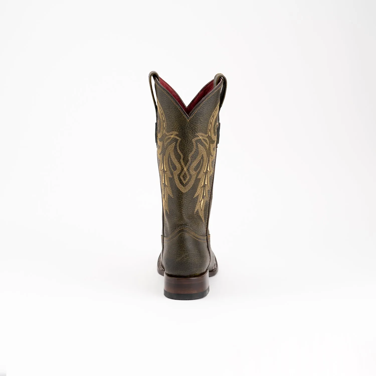 Ferrini Womens Blaze Moss Leather Cowboy Boots