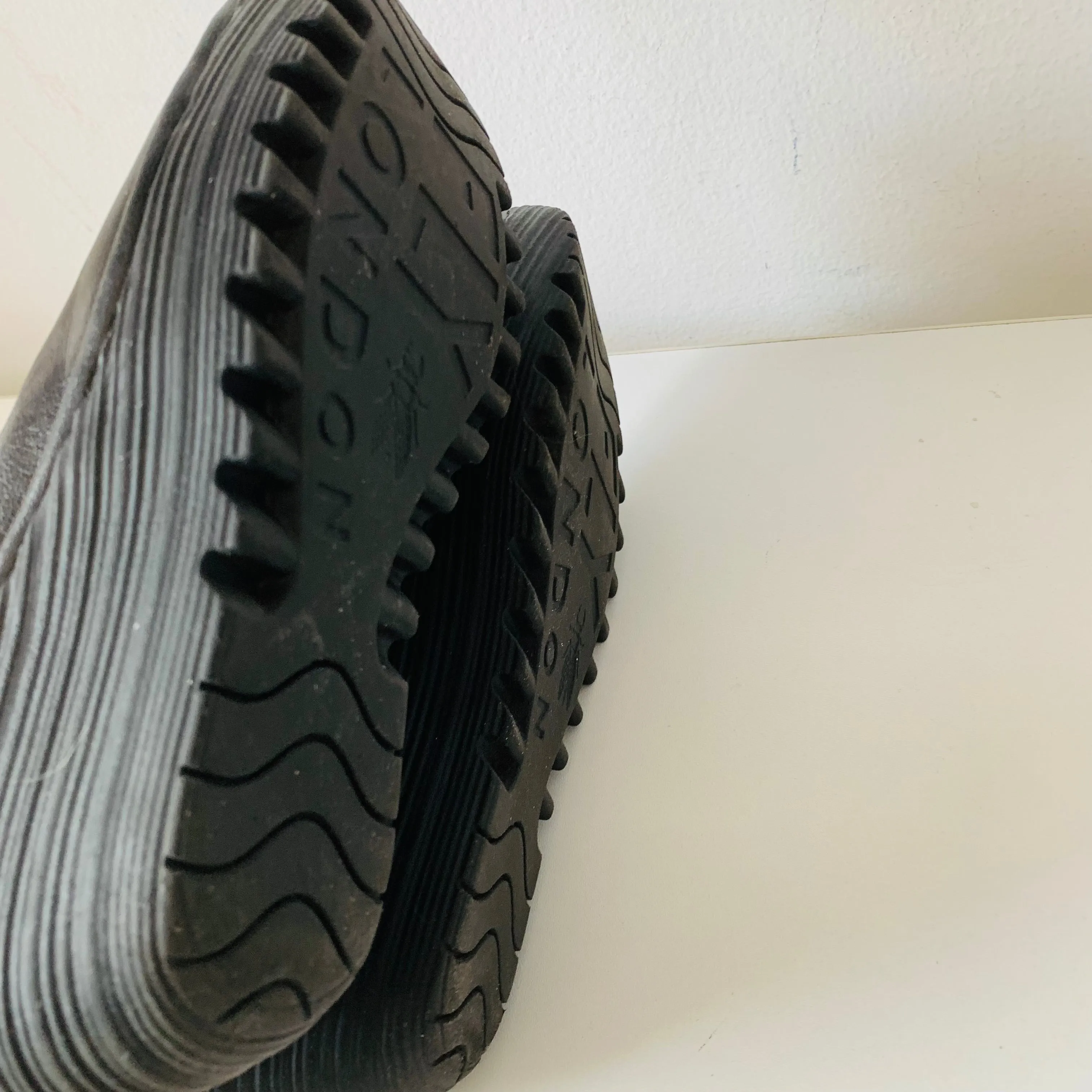 Fly London Womens Yoza Black Leather Wedge Heels Size 39
