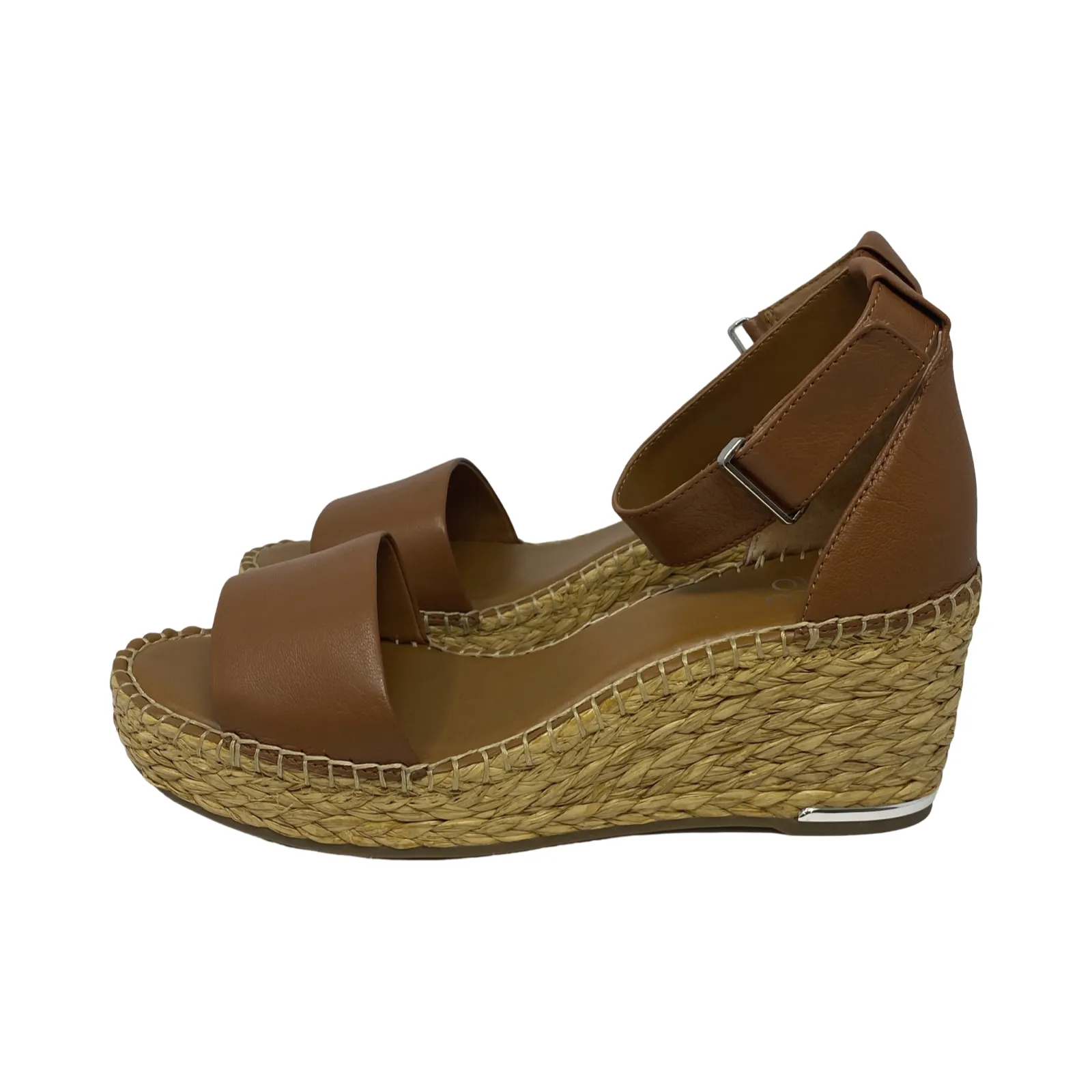 Franco Sarto Clemens Raffia Espadrille Wedge Sandal