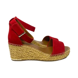Franco Sarto Clemens Raffia Espadrille Wedge Sandal