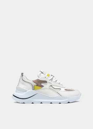 Fuga Nylon Sneakers - White Yellow