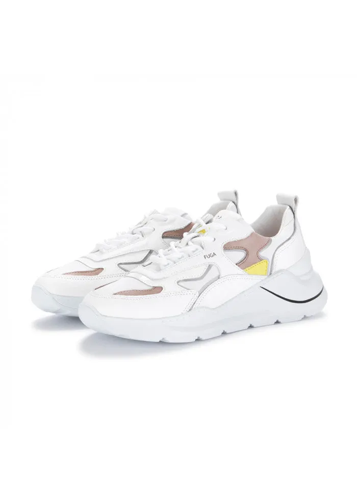Fuga Nylon Sneakers - White Yellow