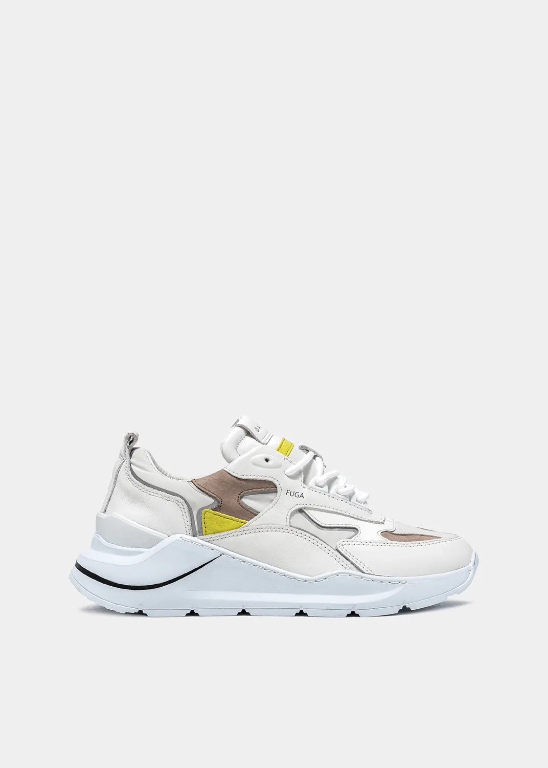 Fuga Nylon Sneakers - White Yellow