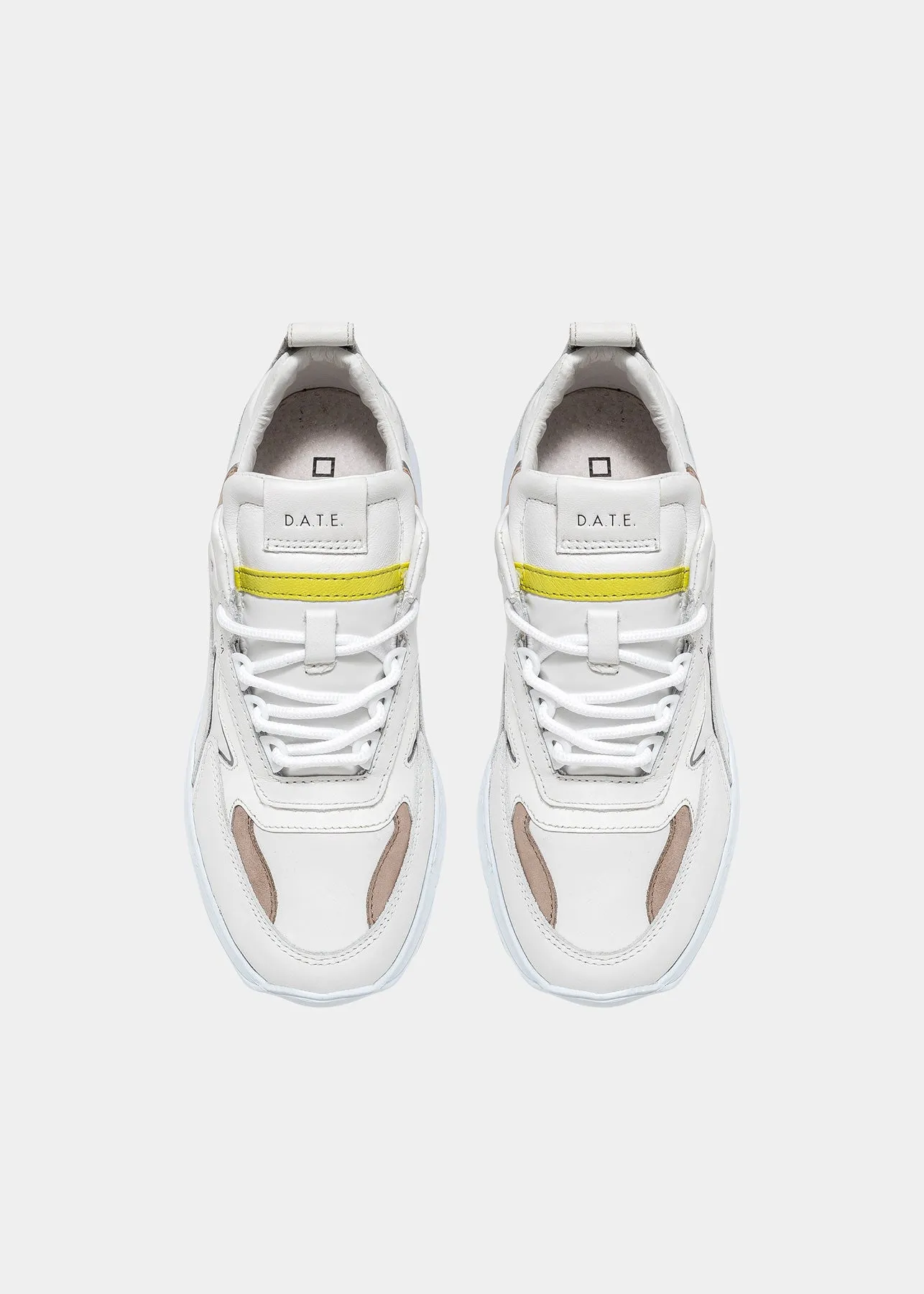 Fuga Nylon Sneakers - White Yellow
