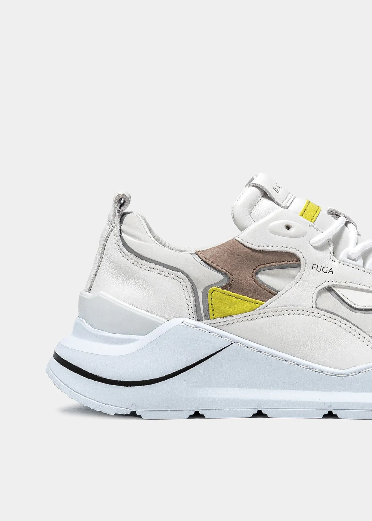 Fuga Nylon Sneakers - White Yellow