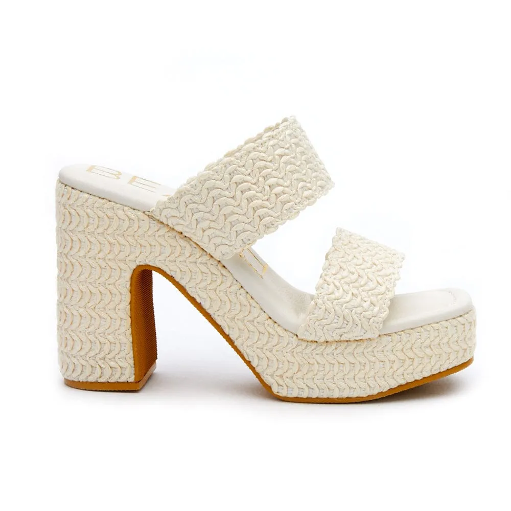 Gem Platform Heel | White