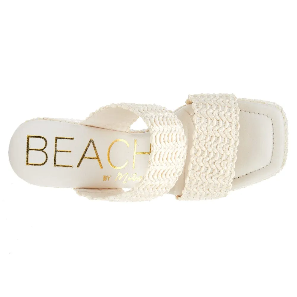 Gem Platform Heel | White