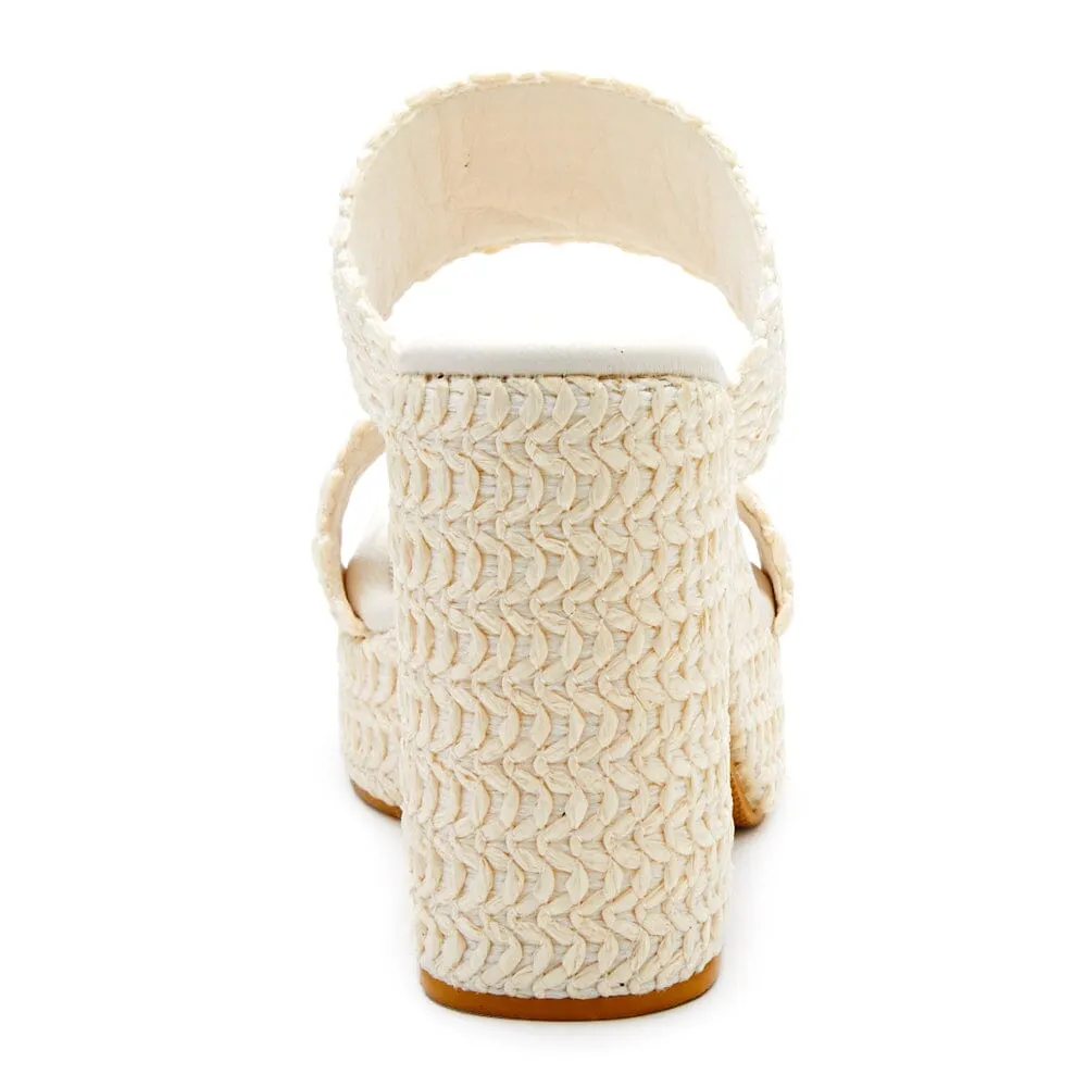Gem Platform Heel | White
