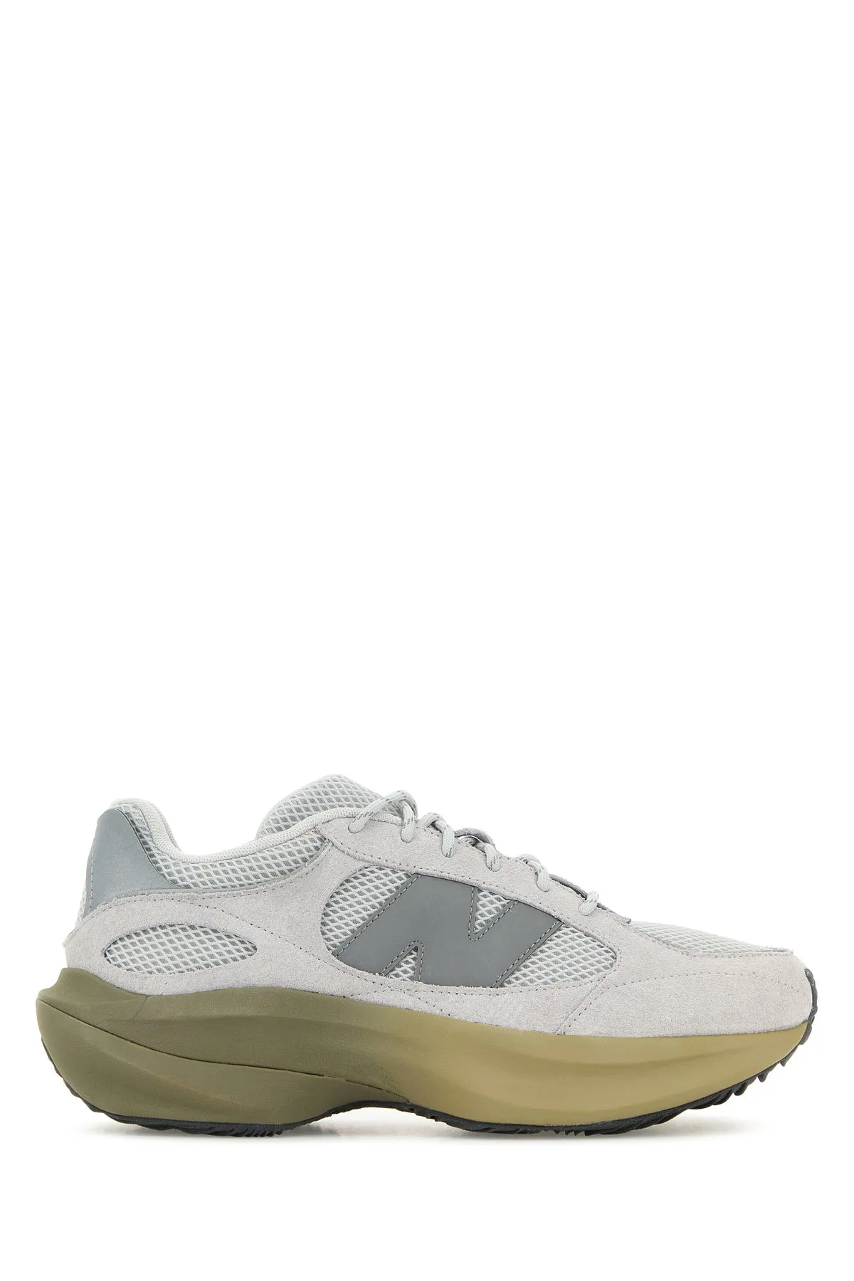 Grey suede and mesh WRPD sneakers