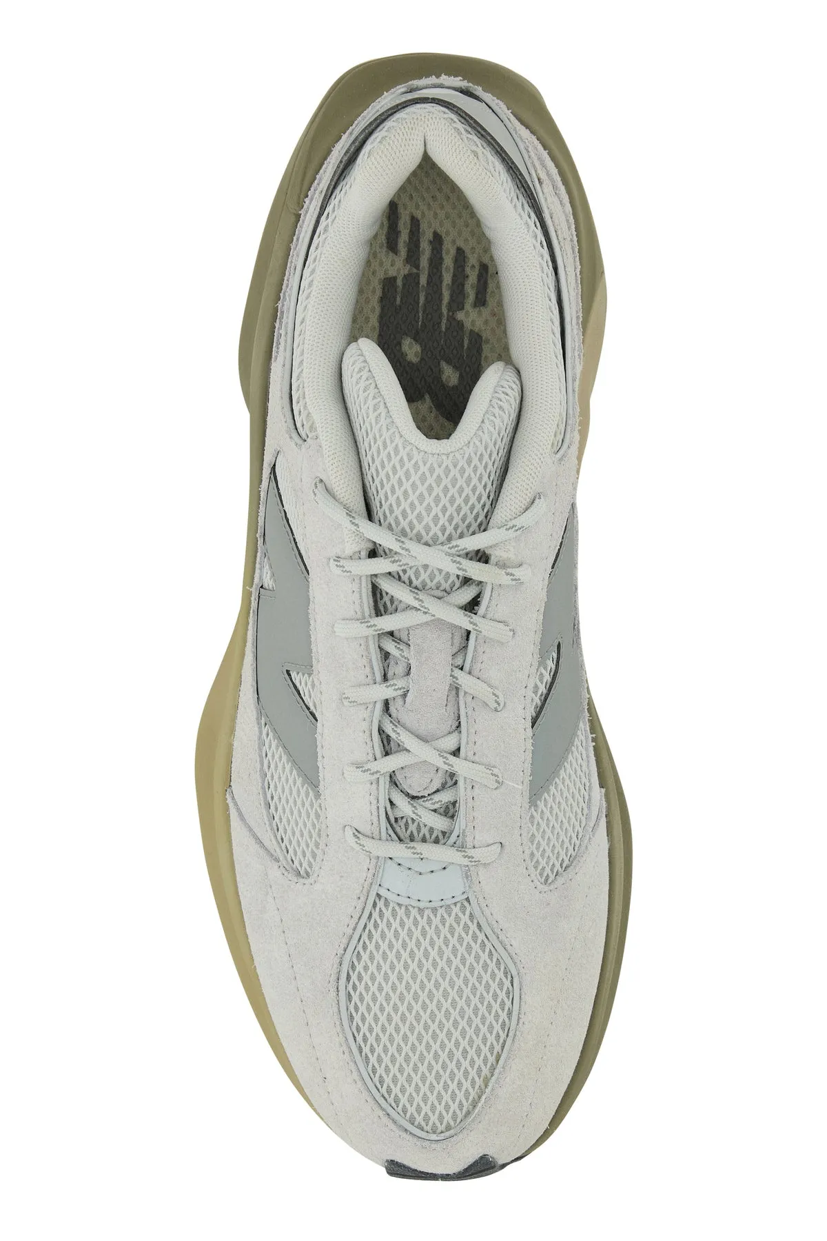 Grey suede and mesh WRPD sneakers