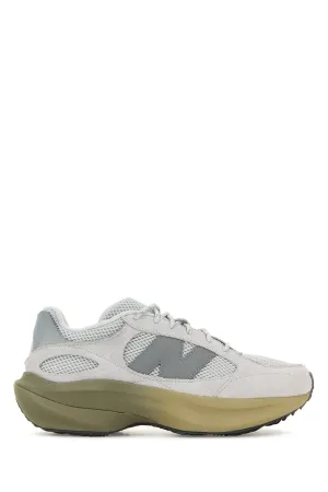 Grey suede and mesh WRPD sneakers