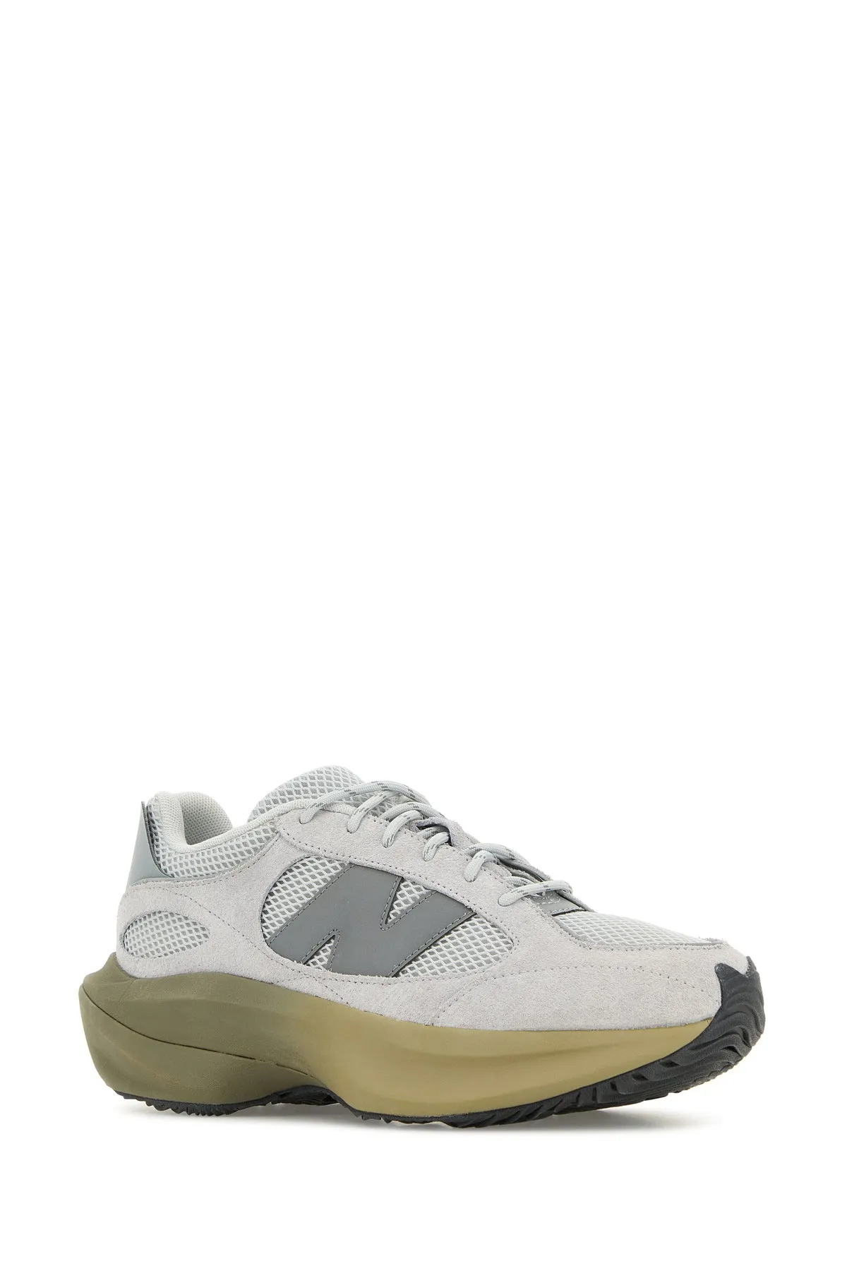 Grey suede and mesh WRPD sneakers