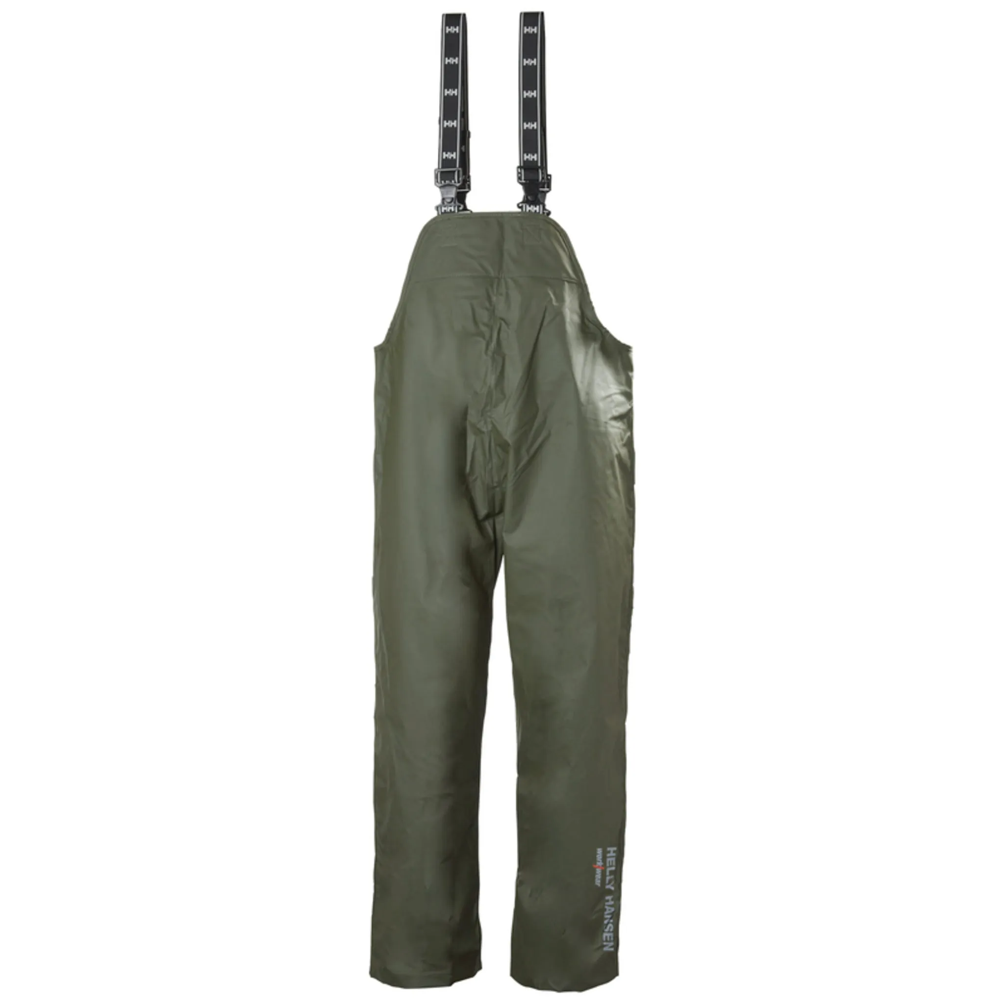 Helly Hansen Men's Rain Bib Work Pants 70529 Mandal - PVC Coated Poly, Waterproof, Durable, Adjustable Suspenders, Micro-Welded Seams | Sizes S-6XL