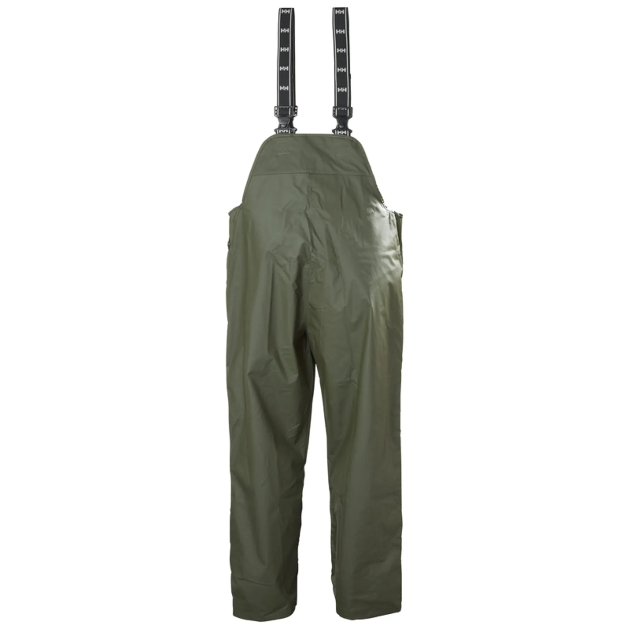 Helly Hansen Men's Rain Bib Work Pants 70529 Mandal - PVC Coated Poly, Waterproof, Durable, Adjustable Suspenders, Micro-Welded Seams | Sizes S-6XL