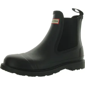 Hunter Mens Commando Rubber Pull On Rain Boots