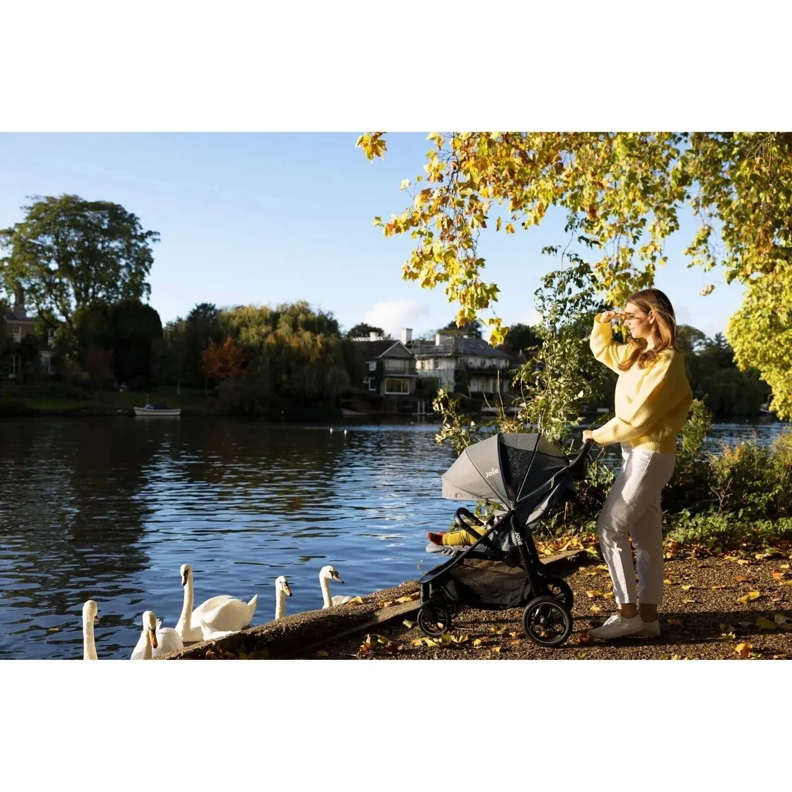 Joie Litetrax Pro Baby Stroller - Pebble