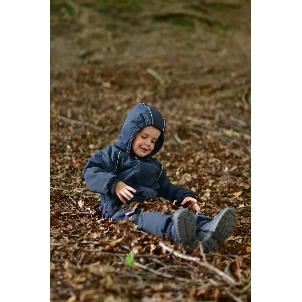 Junior Nylon Snowsuit - Blue Nights